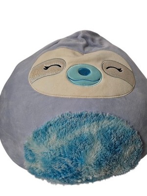 Squishmallow Harlow the Sloth 18'' Plush Purple Furry Tummy 2020 Target Exclusive
