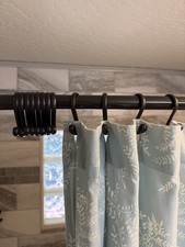 Set Of 12 Shower Curtain Hooks Oil Rubbed Bronze