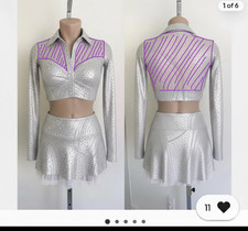 ice figure skating competition dress Gymnastics costume dance Dress dyeing