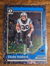 2024 Donruss Optic Chuba Hubbard Blue Stars Prizm #28 Carolina Panthers