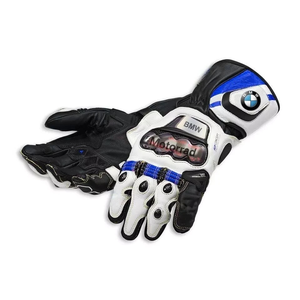 Gants de moto en cuir de vachette MotoGP XL pour motard passionné
