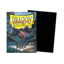 Dragon Shield Matte Black Sleeves 100ct Standard Size AT-11002 Sealed