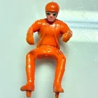 Hot Wheels Rrrumblers 1972 Rider Orange w Green Goggles Redline Era Hong Kong