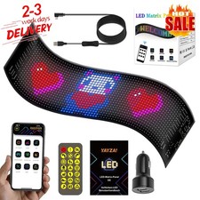 App Controlled LED Advertising Screen Flexible Full Color For Car Window Door