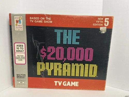 Vintage $20,000 Pyramid Game New Fifth Edition Milton Bradley Some Unused