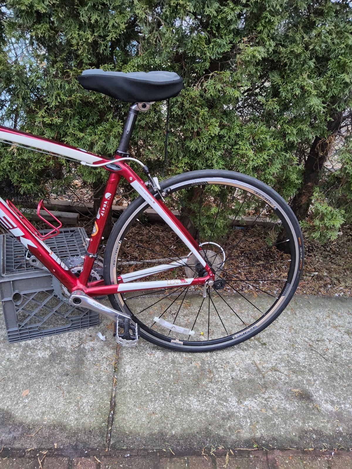 Trek Lexa SLX 53cm Racing road bike Shimano, Bontrager SATIN Red & White 