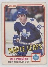 1981-82 O-Pee-Chee Wilf Paiement #306 0d7y