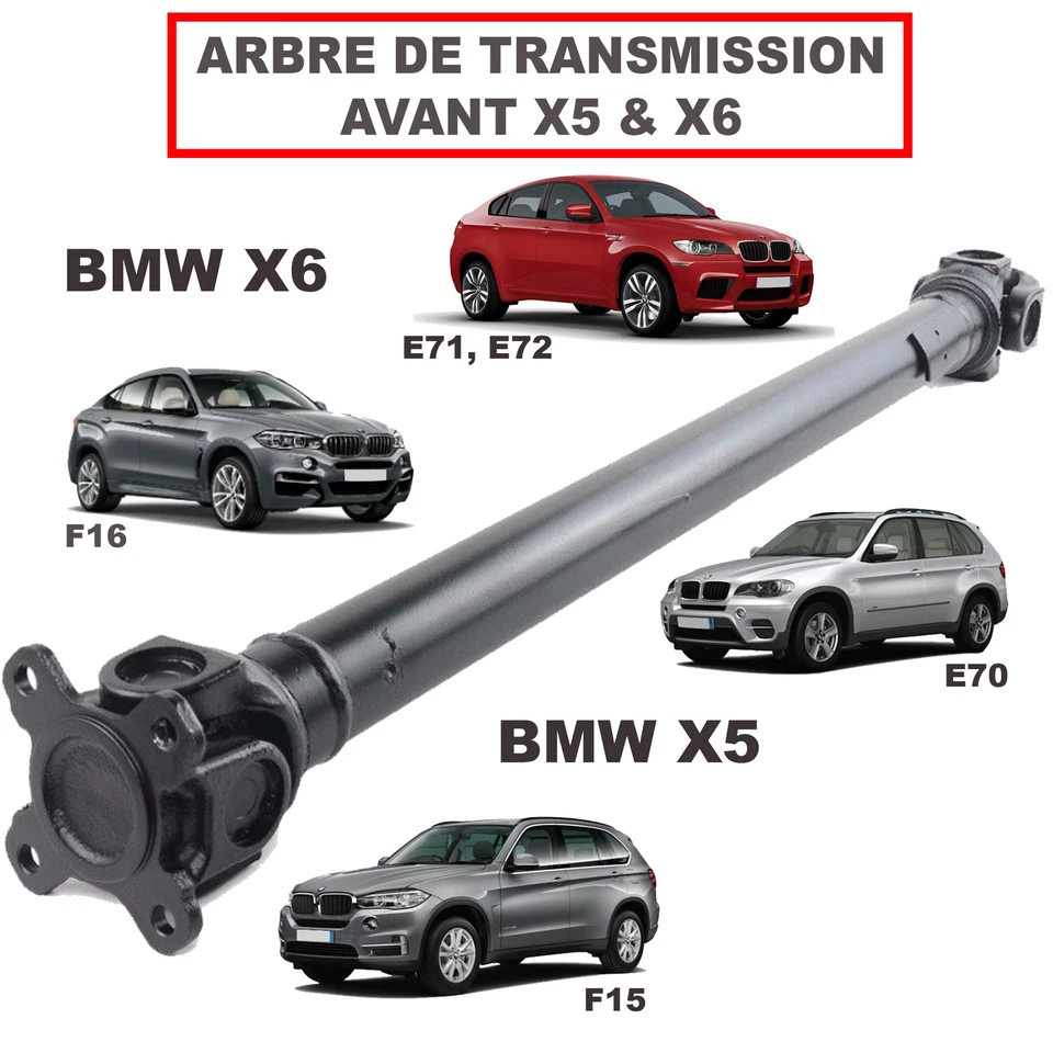 Arbre de Transmission Pont Avant pour BMW X5 XDRIVE E70 F15 = 9425907 - Photo 3/4