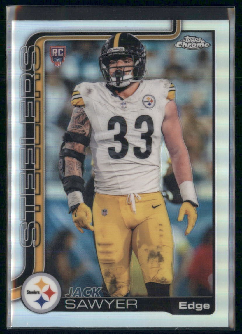 2025 Topps Chrome - Rookies Jack Sawyer #357 Refractor (RC)