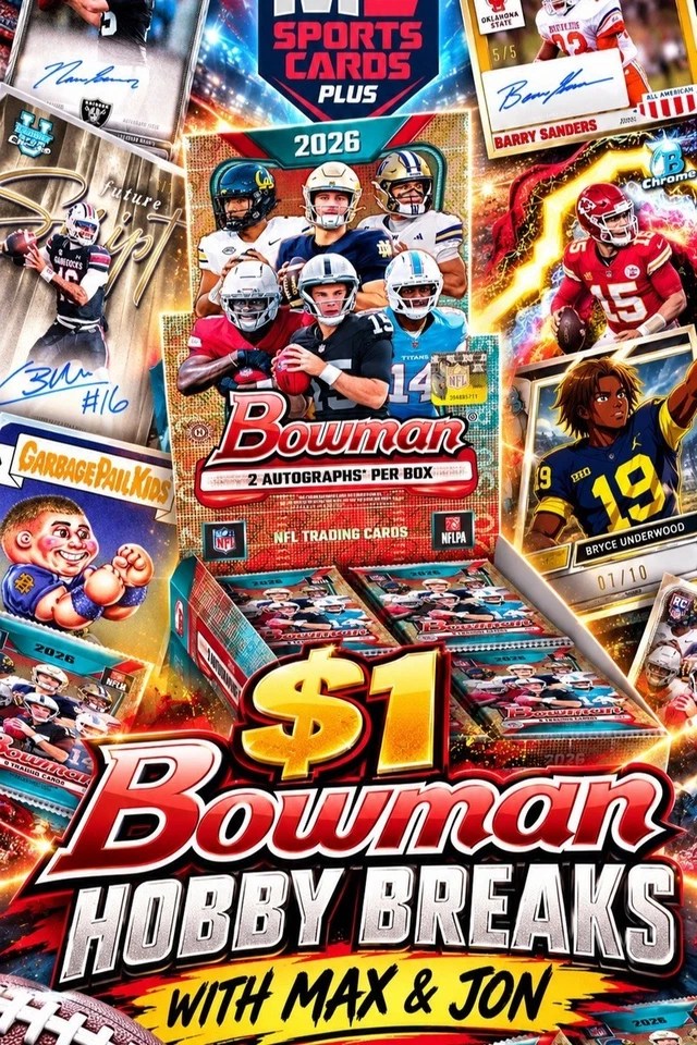 $1 Bowman Football Hobby Breaks!!!