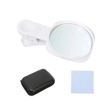 Universal Clip On Smartphone Selfie Mirror for Rear Camera Include Carrying Case