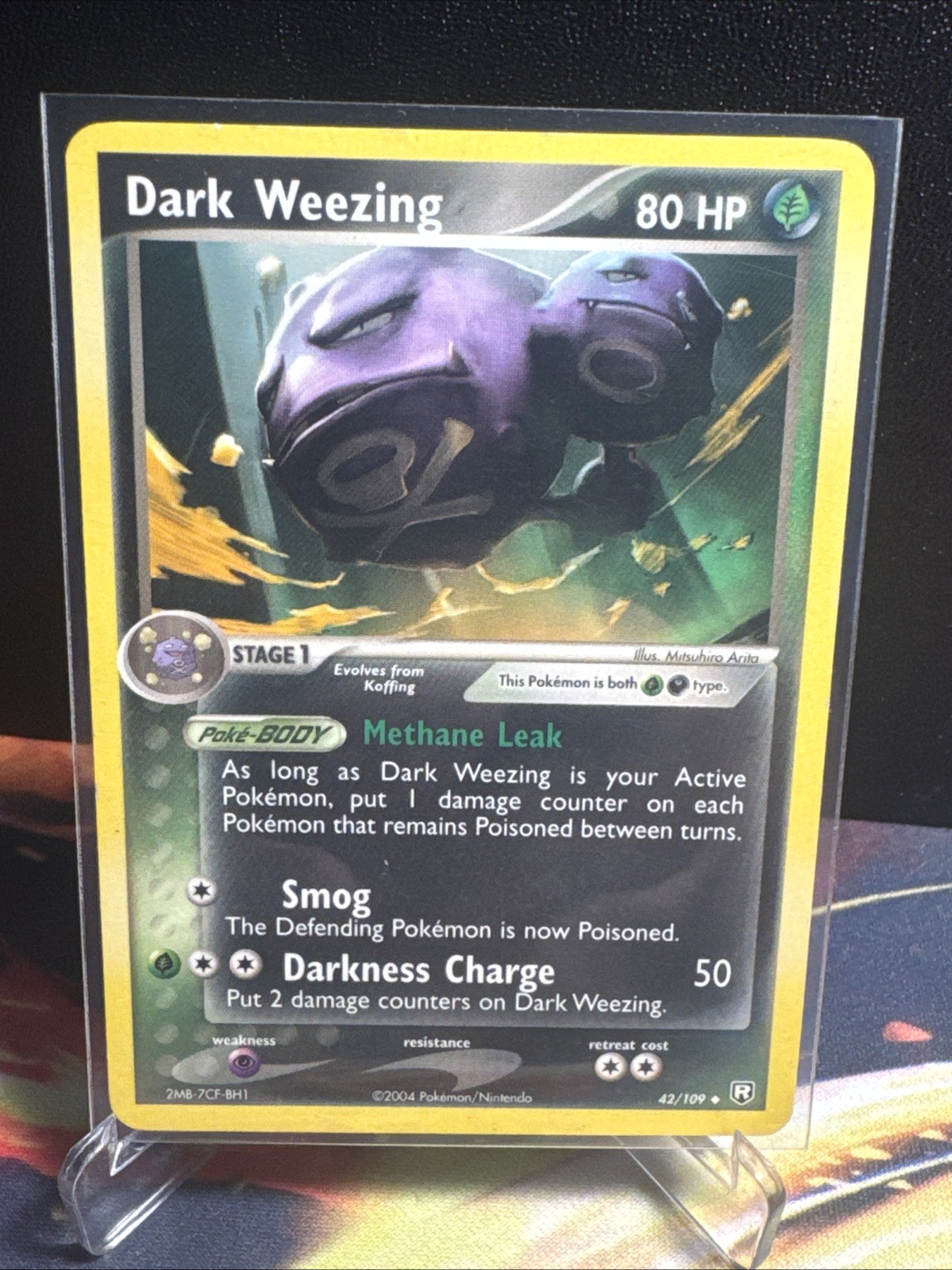 POKÉMON TCG DARK WEEZING 42/109 UNCOMMON REGULAR NM EX TEAM ROCKET RETURNS
