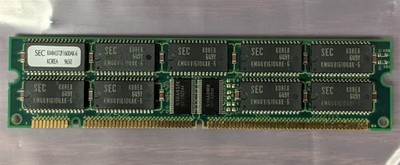 128MB SAMSUNG KMM372F1600AK-6 DRAM-EDO 60ns ECC REG 3.3V DIMM 168-Pin STICK
