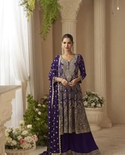 Women Kurta With Bottom New Bollywood Stylish Set.with Dupatta Designer. Size S