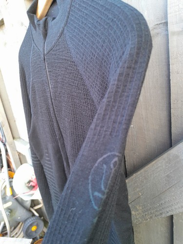 Thrudark Womens Base Layer Black Size Medium Large Stealth Seamless - Picture 3 of 6