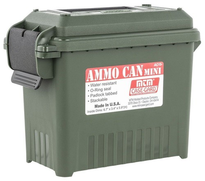 #ad #ad MTM Case Gard Ammo Can Mini Multi Caliber Forest Green Polypropylene AC1511 $16.42