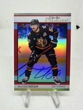 MacKenzie Weegar Signed Autograph 2025-26 O-Pee-Chee Premier Card #P-59 Flames