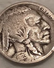 1923 S - Buffalo Nickel -  Circulated - Five Cents - 5c- #BN1923S02