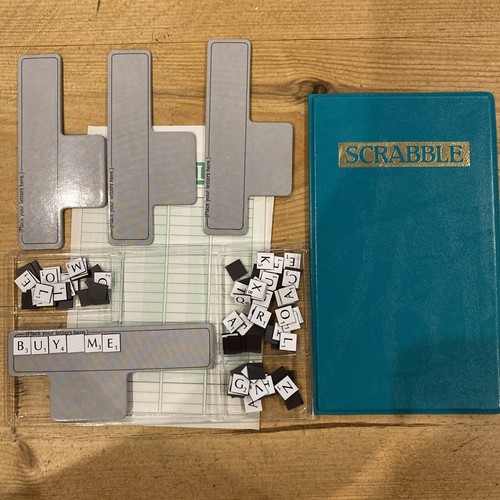 Vintage Spears Scrabble Magnetic Pocket Travel Edition 1991 Complete - Picture 5 of 9