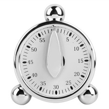 60-Minute Kitchen Mechanical Timer Cooking Reminder Alarm Clock