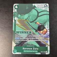 Roronoa Zoro [Winner] EB02-019 Prices | One Piece Promo | One