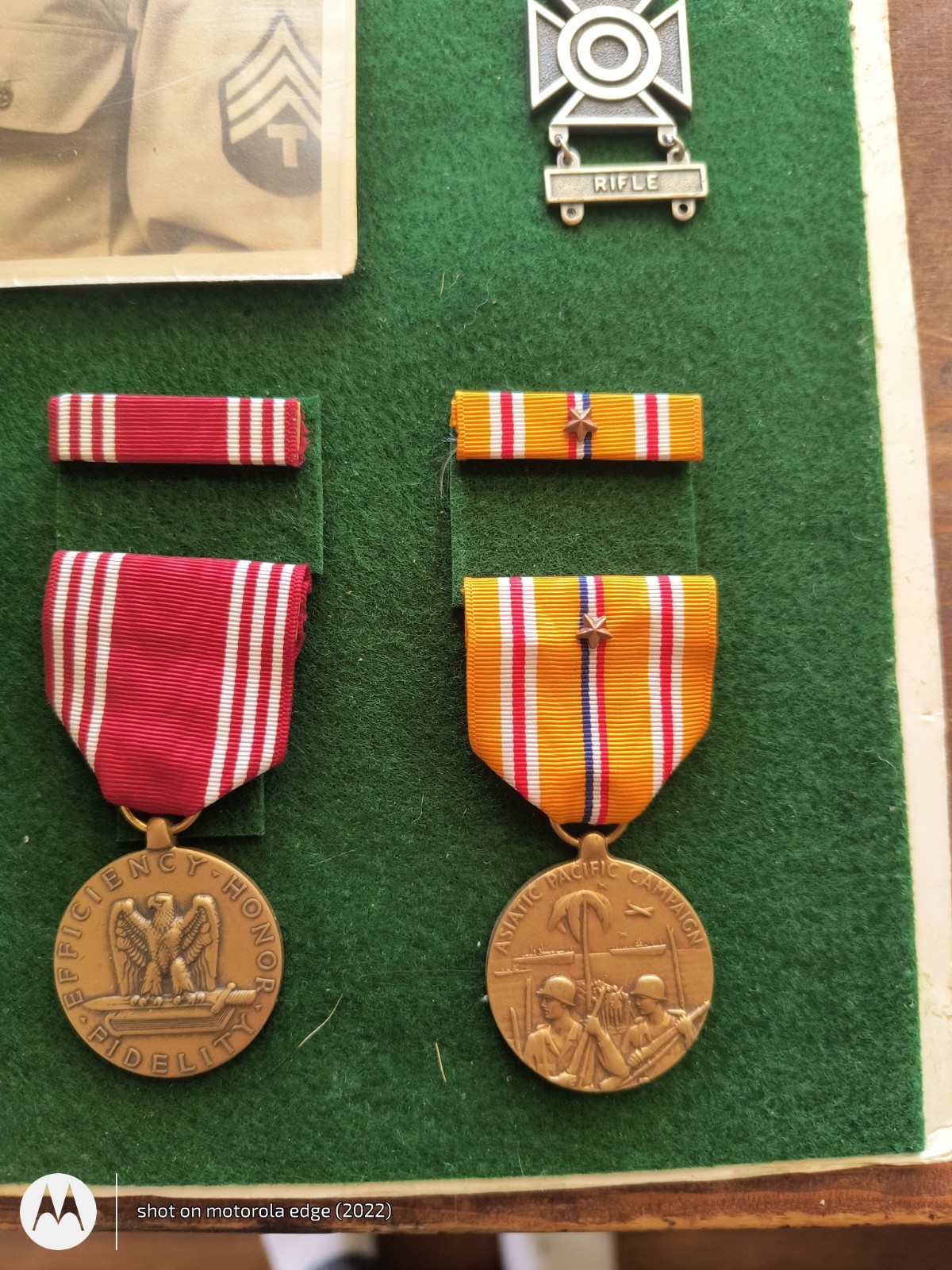 US ARMY WW2 Veteran Awards / Display