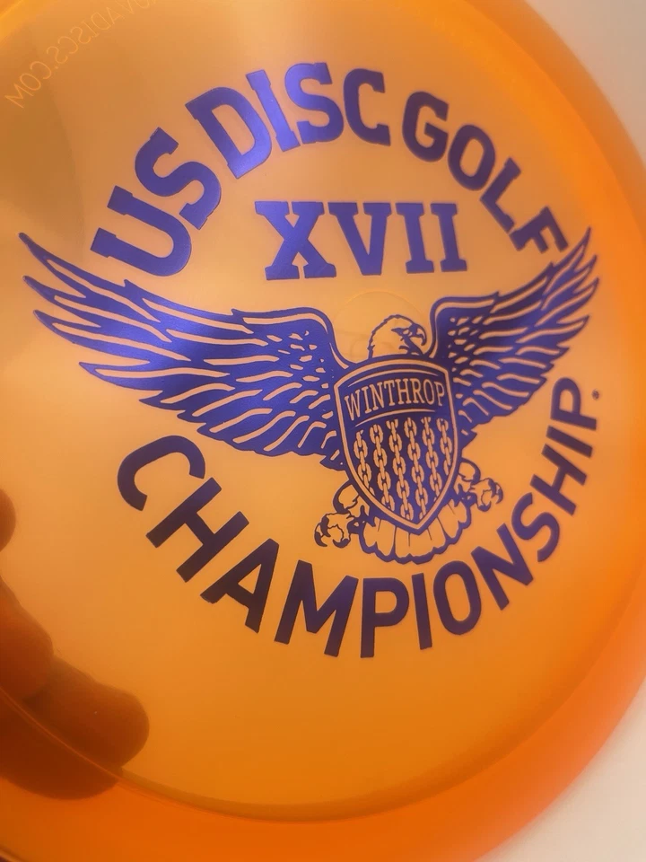 Innova Disc Golf 2015 Orange Champ Thunderbird 174g Fairway Driver Gold Holofoil - Image 2 of 4