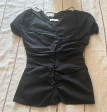 Prada Mid-2000s Ruched Blouse Top