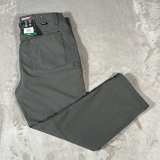 NWT Gerry Venture Fleece Lined Pants Men 38x30 Gray Cargo Pocket Stretch New