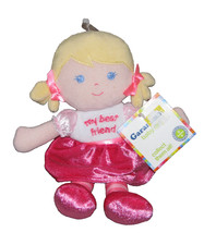 NWT Garanimals My Best Friend First Plush Baby Doll Pink Blonde Yellow Hair
