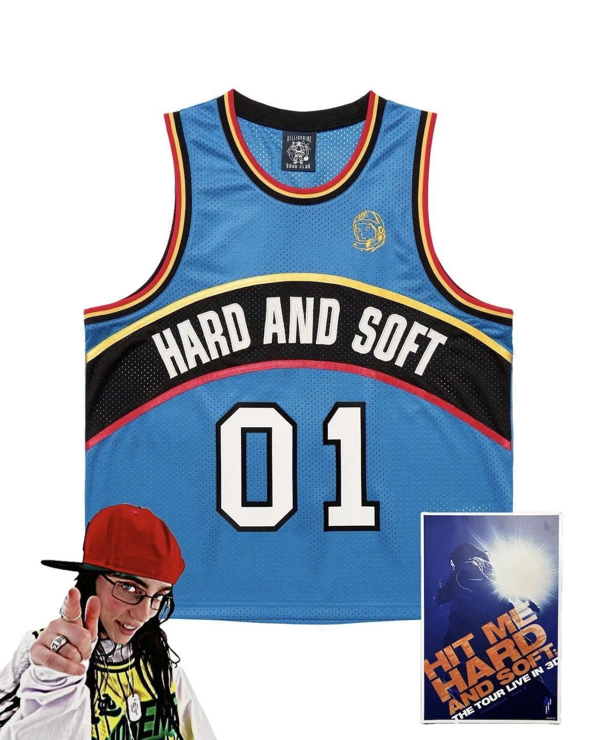 Billie Eilish x Billionaire Boys Club Complex Jersey + Free Limited Ed Poster