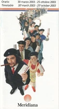 Meridiana timetable 2003/03/30