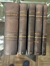 Platone Opere Nella Traduzione Di Ruggero Bonghi 5 Volumi 1900