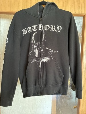 BATHORY Kaputzenjacke - Sweat-Jacke - Zipper Gr. S - Black Metal