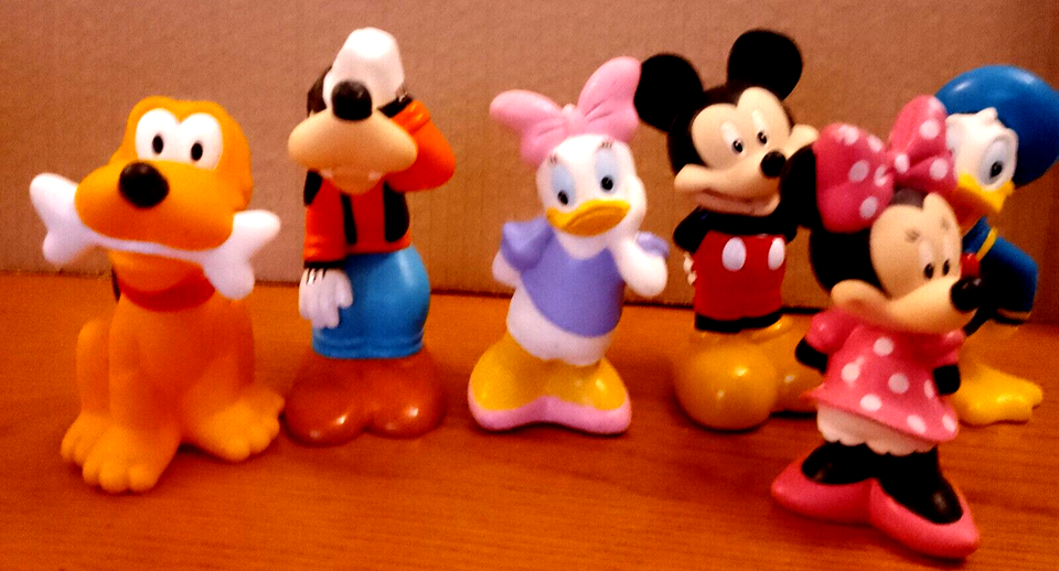 Micky Mouse & Friends Disney store bath toys set eBay