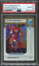 2024 Xavier Legette Rookie Card PSA 10 Donruss Elite Gold /5 #5 Panthers