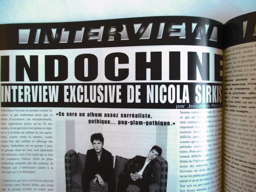 TRIBU MOVE N°7 - INDOCHINE (NICOLA SIRKIS) - SHEILA - REVUE "GAY" SUR LA MUSIQUE - Picture 2 of 3
