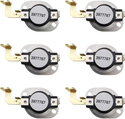 #ad 6 Pack 3977767 Dryer High Limit Thermostat For WP3977767 AP6009043 PS11742185 $15.29