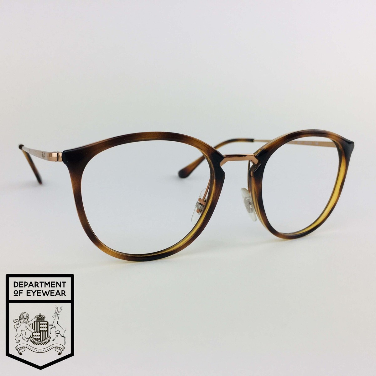 RAY-BAN eyeglasses TORTOISE KEYHOLE ROUND glasses frame MOD: RB7140 5687