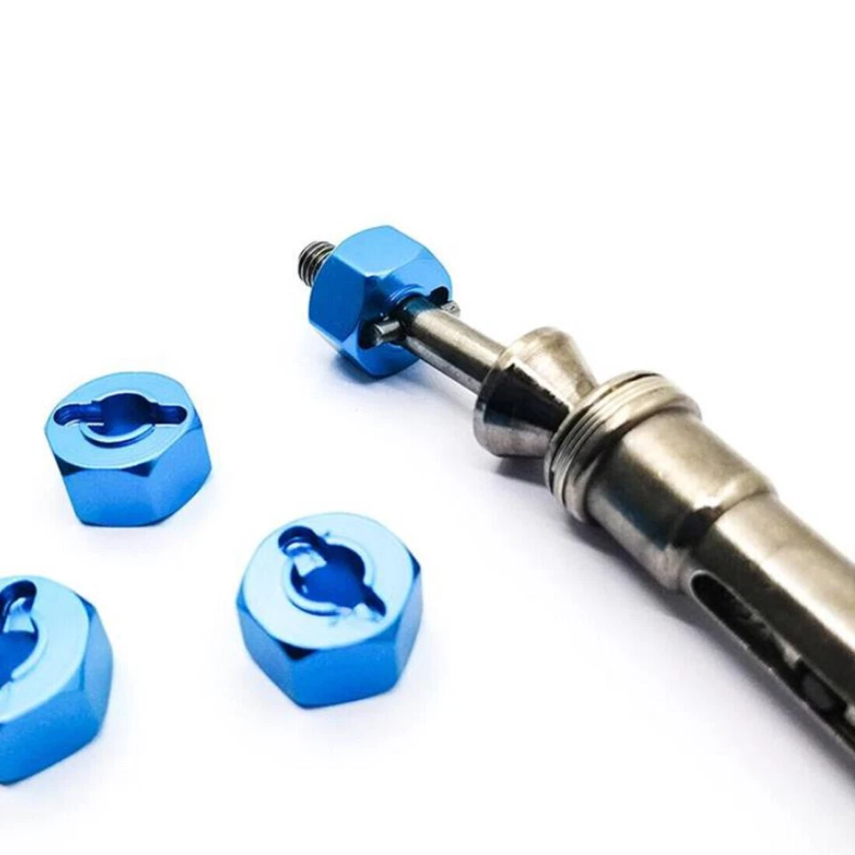 4x RC Radmitnehmer 5/6/7mm Sechskant Radnabe Spurverbreiterung für Traxxas usw - Bild 4 von 4