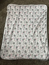 Disney Baby Girl Minne Mouse Double Sided Baby Blanket