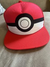 NINTENDO POKEMON POKEBALL YOUTH KIDS' SNAPBACK HAT 2022 ADJUSTABLE Nintendo
