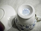 Blue Blossoms Avon Bone China Cup and Saucer - Gold Trim- 1974 - Made in England — photo 6