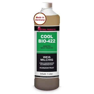 OPTIMAL PRODUCTS KÜHL-SCHMIERSTOFF Industriequalität COOL BIO - 422 Flasche 1 Liter