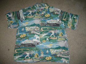 oakland a's hawaiian shirt