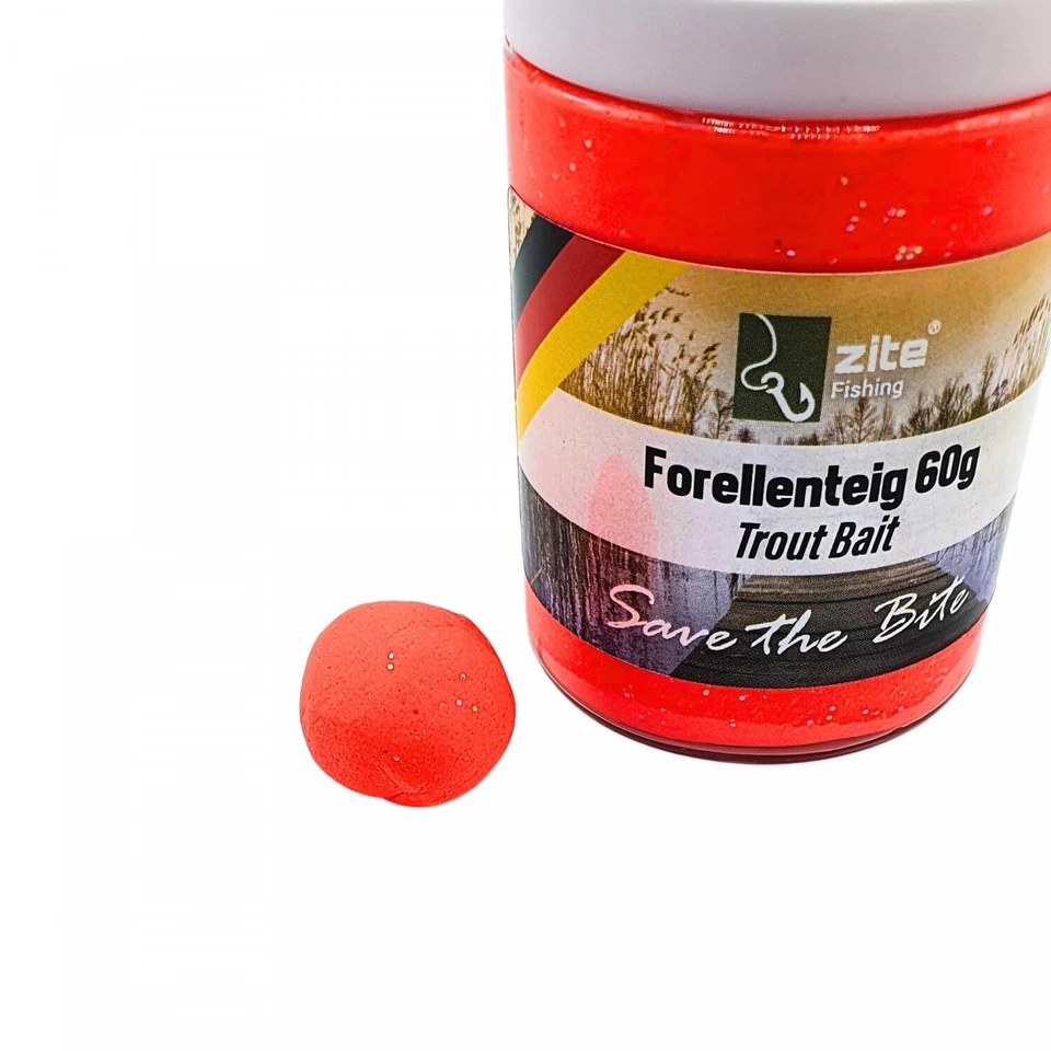 Forellenpaste-Set 60g mit Knoblaucharoma Forellenteig schwimmend Zite Fishing - Bild 2 von 4
