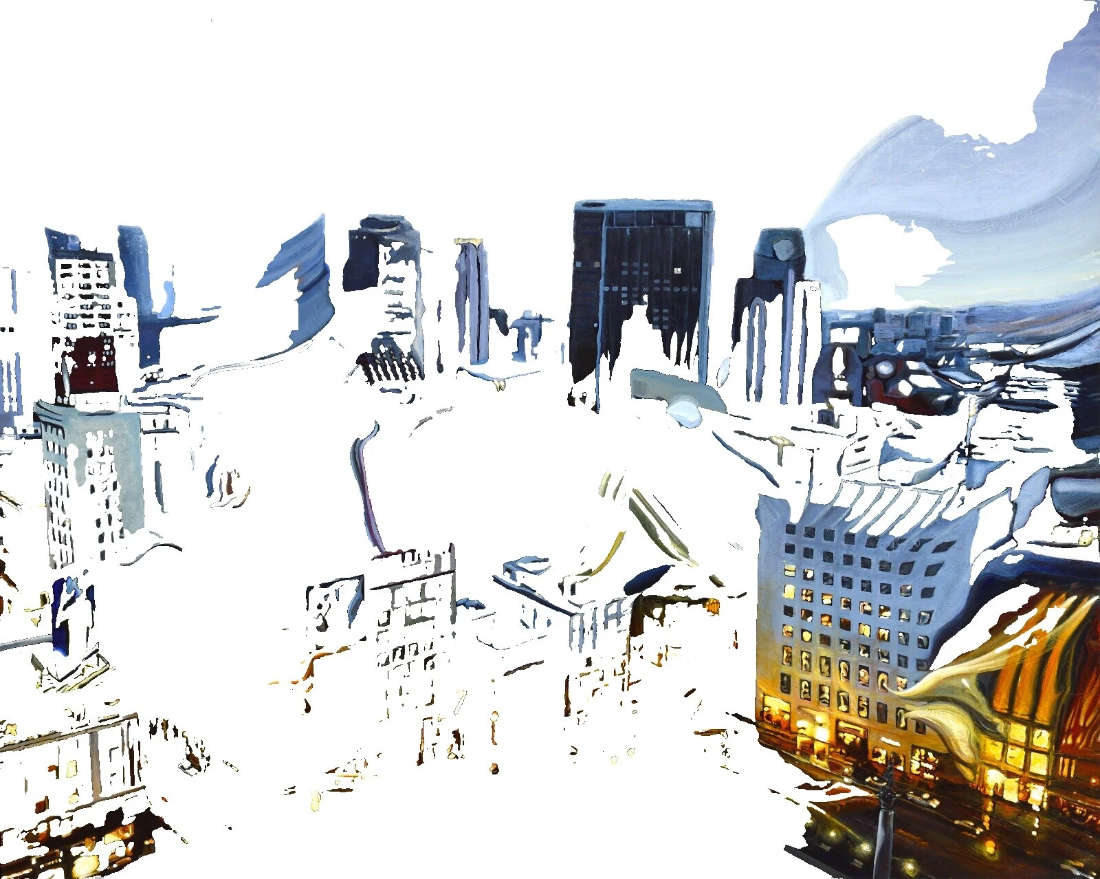 Modernism Cityscapes Art Paintings