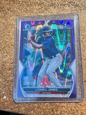 2023 Bowman Chrome 1st Bowman Card Purple Wave #BCP-118 Lyonell James 239/250