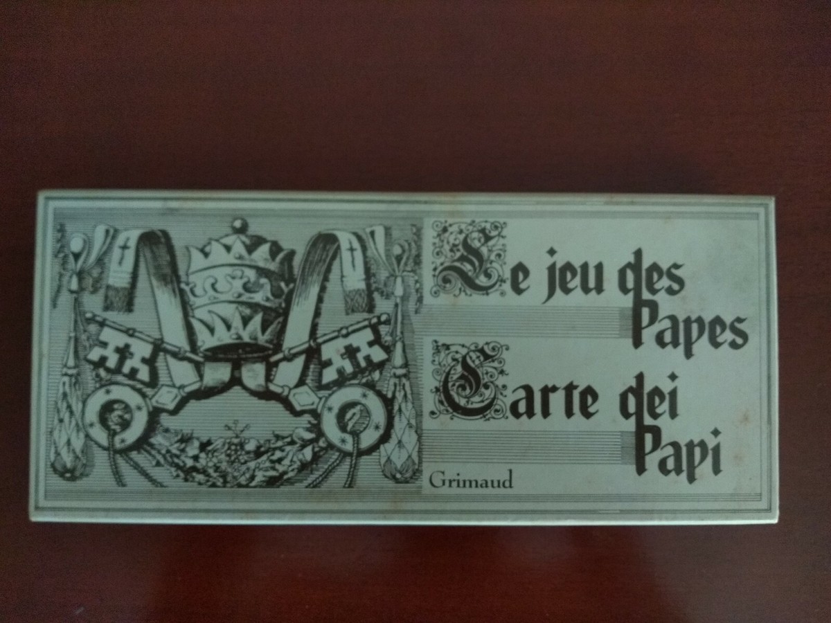 Grmaud 3 Deck Set 'le Jeu Des Papes' Playng Cards - Etsy