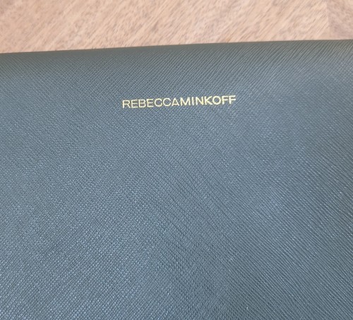Rebecca Minkoff Zipper Clutch Bag in Green - Butterfly Lining - Picture 3 of 7